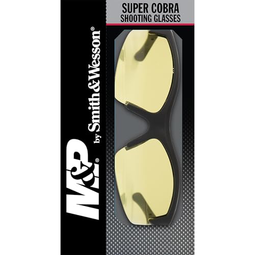 Smith & Wesson M&P Super Cobra Frame Shooting Glasses with No-Slip Rubber, Impact Resistance and Anti-Fog Lenses for Shooting, Working and Everyday Use - Image 4