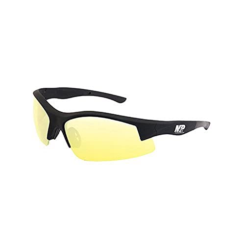 Smith & Wesson M&P Super Cobra Frame Shooting Glasses with No-Slip Rubber, Impact Resistance and Anti-Fog Lenses for Shooting, Working and Everyday Use - Image 1