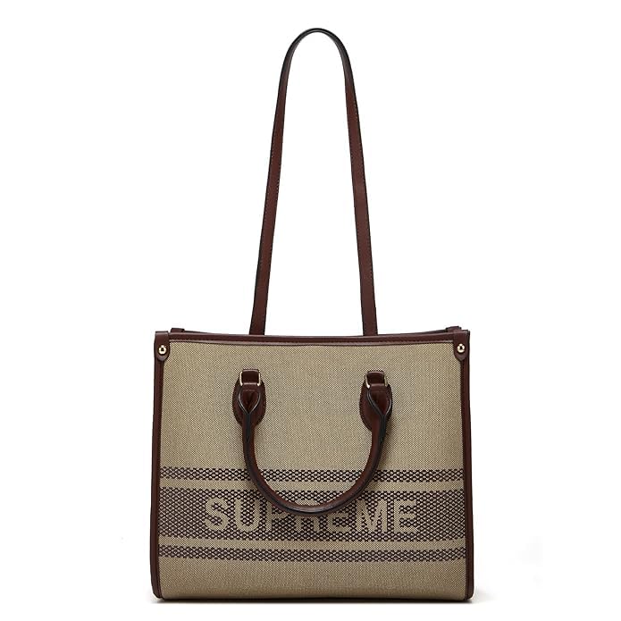 NOJTI Women’s Handbag Tote Bag Premium PU Leather Shoulder Bag with Top Handle & Detachable Strap – Stylish Large Capacity Purse for Office, Casual & Party Use (Supreme) - Image 3