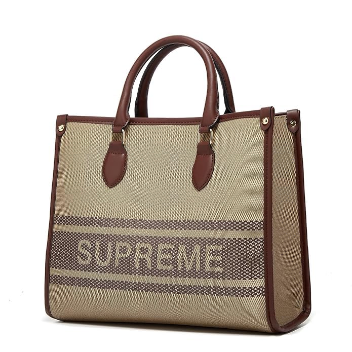 NOJTI Women’s Handbag Tote Bag Premium PU Leather Shoulder Bag with Top Handle & Detachable Strap – Stylish Large Capacity Purse for Office, Casual & Party Use (Supreme) - Image 2