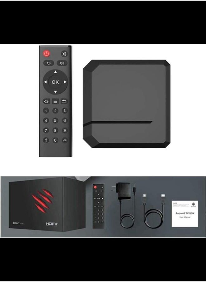 Generic - Android TV Box 13.0, T98max Set Top Box 2GB RAM 16GB ROM, H618 CPU Wifi6 2.4/5.8G/Ethernet 100M /BT 5.0/ USB 3.0/3D/8K/H.265 HDR10+ Smart TV Box - Image 1