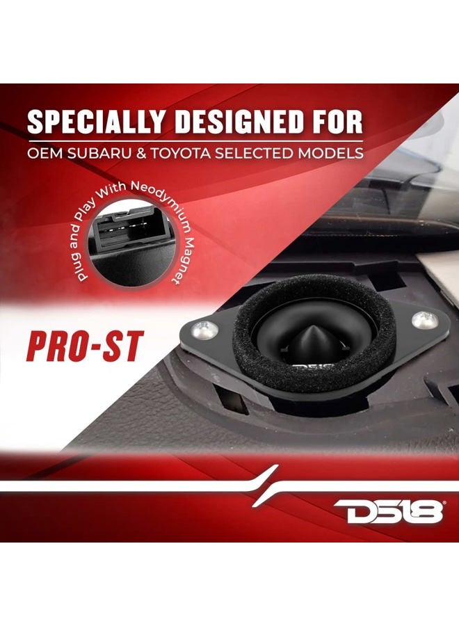DS18 PRO-ST 1.9" Replacement Upgrade Bullet Compression Tweeters with Crossovers- Car OEM Tweeter Upgrade Kit for Many Subaru/Toyota Models - Replacement for H631SFJ101 and H631SFJ100 (Pair) - Image 3