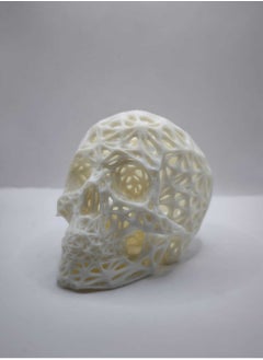 3D Brothers Human Skull Voronoi Art Decoration - Futuristic Geometric Design with 3D Detailing For Home/Office Decor  - Image 1