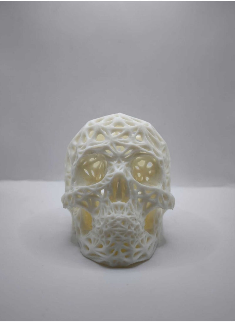 3D Brothers Human Skull Voronoi Art Decoration - Futuristic Geometric Design with 3D Detailing For Home/Office Decor  - Image 2