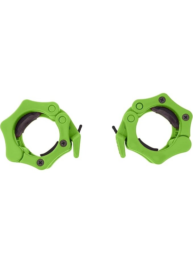 Collar-shaped weightlifting clips for barbells and dumbbells – 20x20 mm for safety and stability during exercise - Image 1