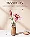 Rowood Wooden Flower KitDIY Artifical Flower Building Set Craft Kit for AdultsMothers DayValentines Day for MomWomenGrandmaPink Lily - Image 4
