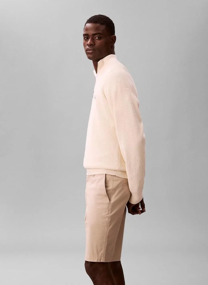 Calvin Klein Jeans  Comfort Stretch Straight 9" Inseam Chino Shorts for Men | Best Price UAE