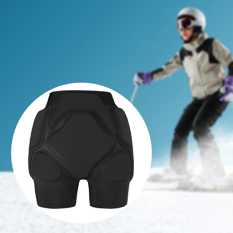 Padded Shorts with Double Layer Padding Impact Resistance Hip Buttock Guard Shock Absorbing Polyester Sponge for Children Snowboard Ski - Image 4