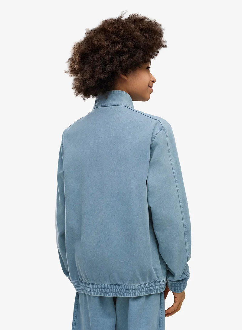 Puma Youth T7 Relaxed Washed Twill Track Jacket