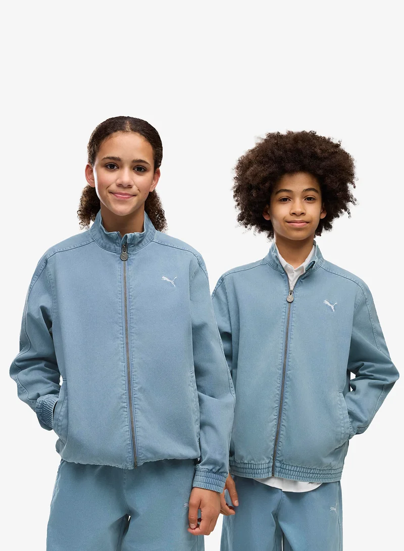 Puma Youth T7 Relaxed Washed Twill Track Jacket