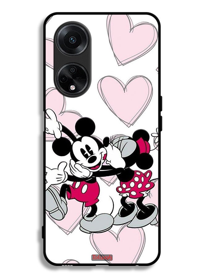 Tolwak Oppo A1 5G Protective Case Cover Mickey Mouse Hug - Image 1