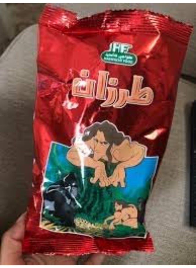 أتش أف رقائق بطاطس طرزان بوف المقرمشة، سناك بطاطس كلاسيكي في عبوة حمراء، 18 جرام عبوة من 10 قطع - Image 3