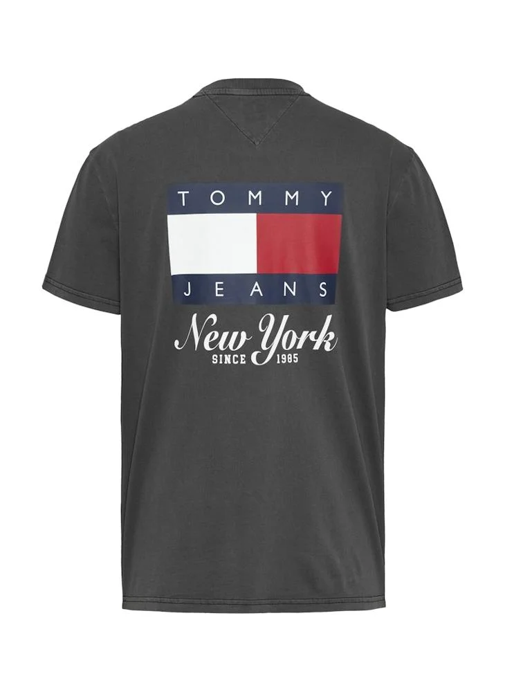 تومي جينز Logo Short Sleeve Crew Neck T-Shirt