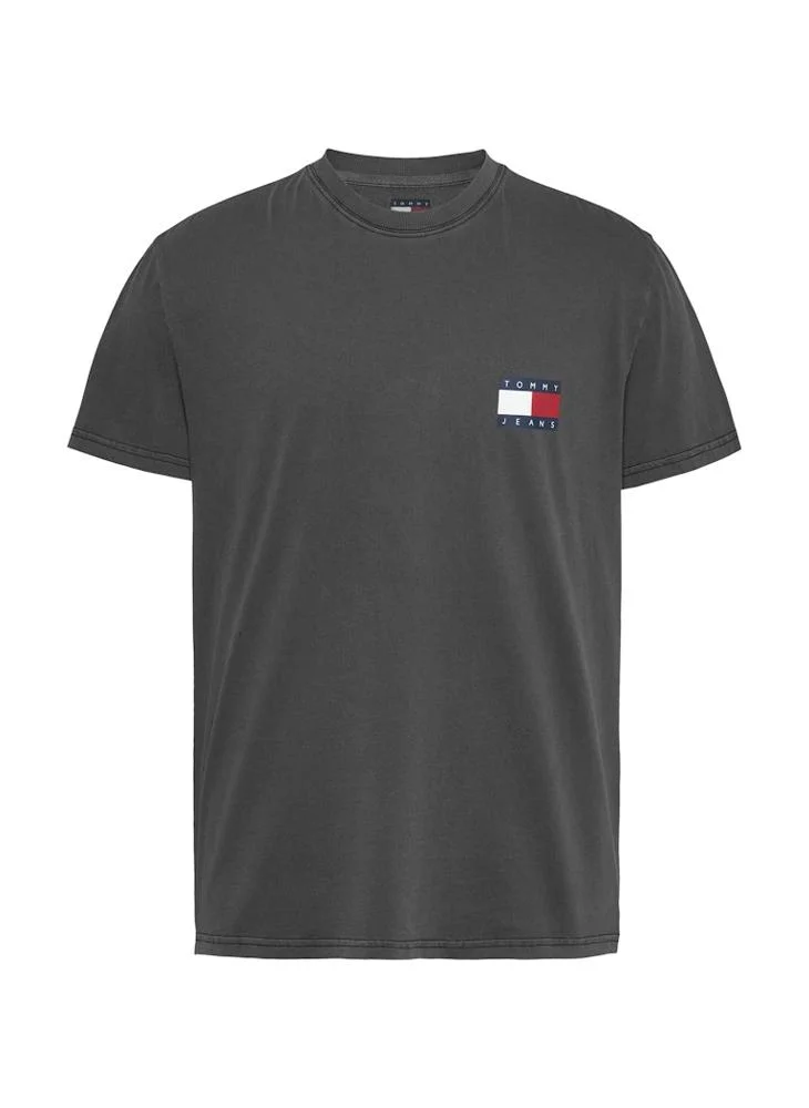 تومي جينز Logo Short Sleeve Crew Neck T-Shirt
