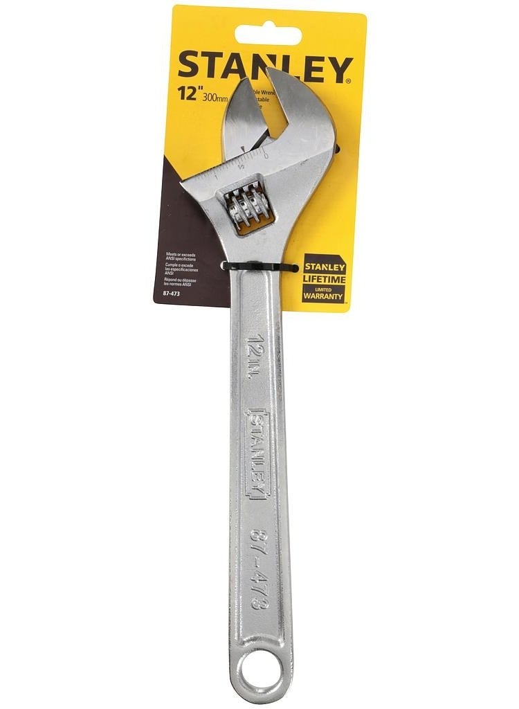 Stanley Stanley 87-434-8 Adjustable Wrench size 300mm/12"  - Image 2