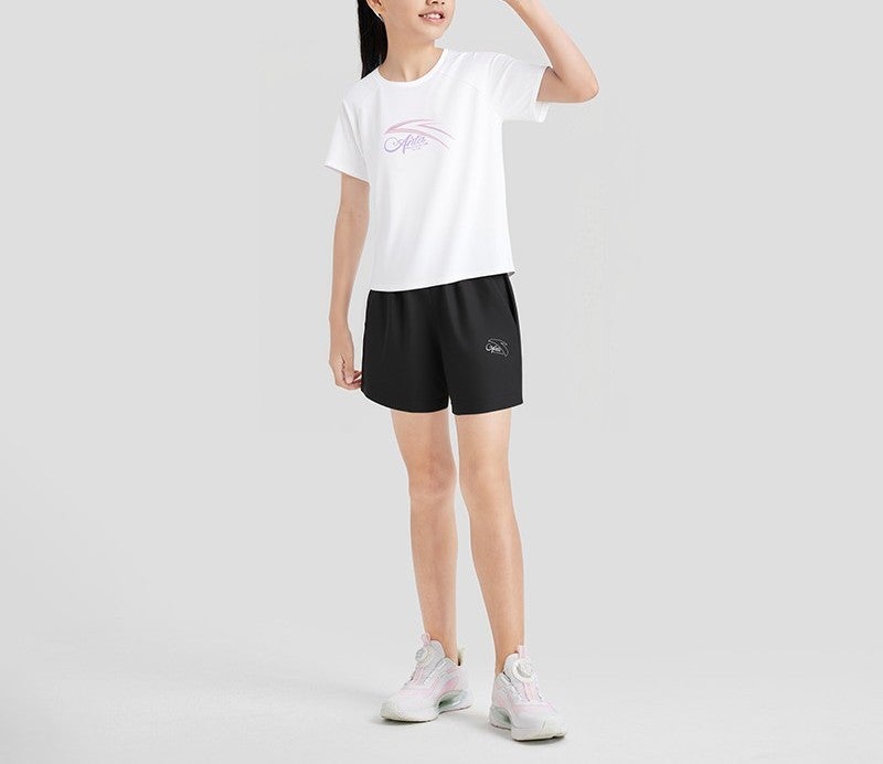 ANTA Girls’ Quick-Dry Short Sleeve T-Shirt – Active & Everyday - Image 1