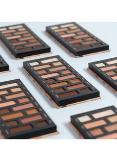 W7 W7 Nudification Pressed Pigment Palette - 16 High Impact Nude Colors - Flawless Long-Lasting Glam Makeup  - Image 4