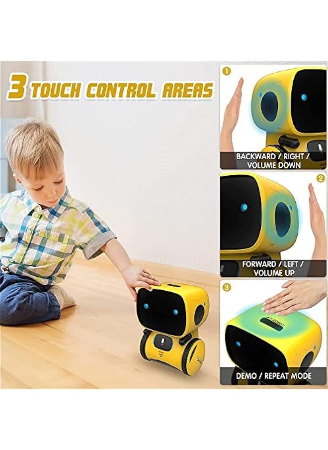 DURKU Smart Talking Robot Toy - Interactive Partner and Teacher with Voice Control, Touch Sensor, Singing, Dancing - Perfect Gift for Boys and Girls Ages 3 and Up  - Image 4