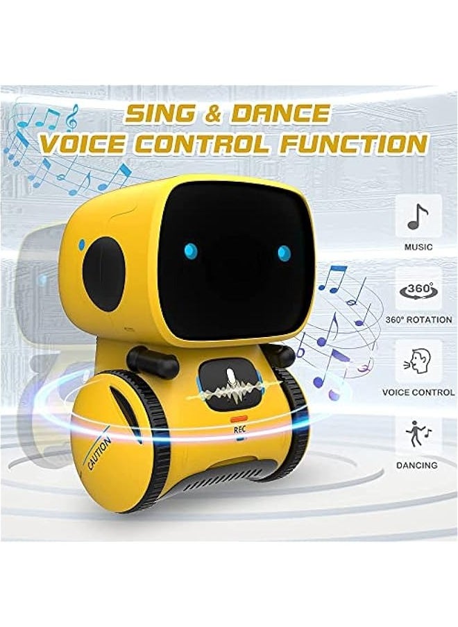 DURKU Smart Talking Robot Toy - Interactive Partner and Teacher with Voice Control, Touch Sensor, Singing, Dancing - Perfect Gift for Boys and Girls Ages 3 and Up  - Image 5