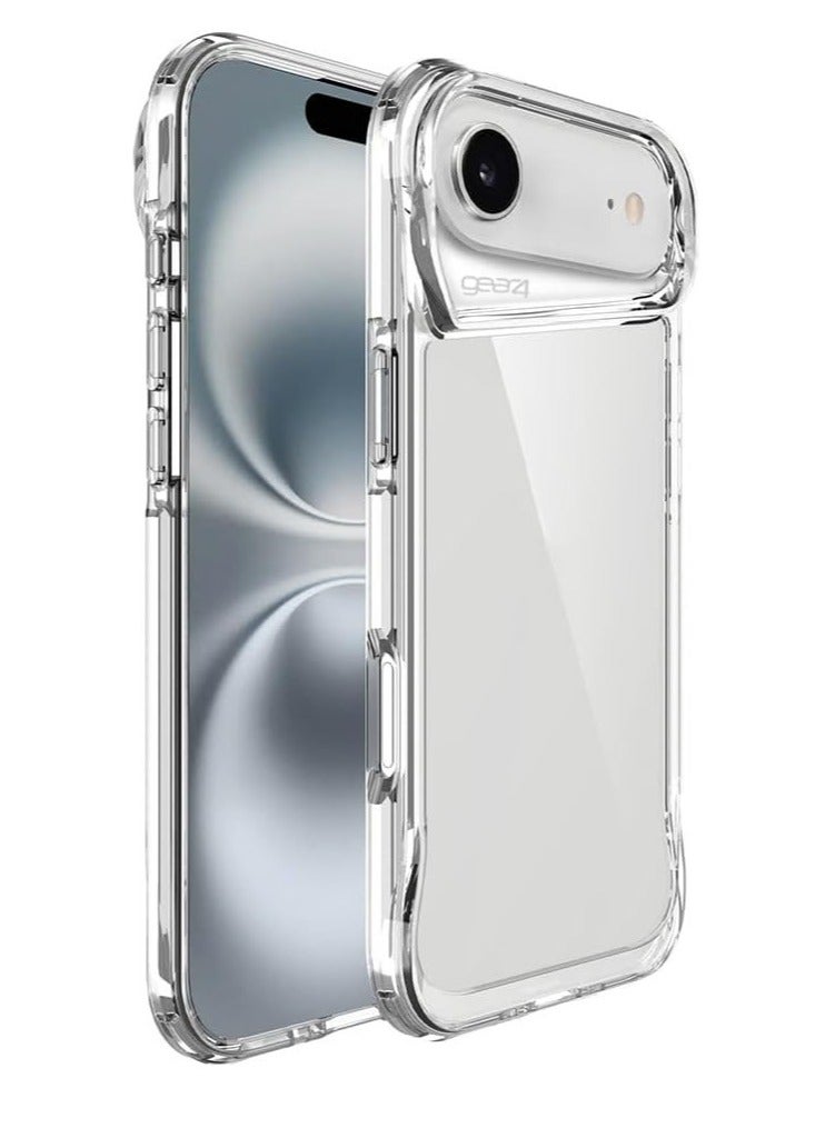 جيرفور جراب Gear4 Crystal Palace متوافق مع iPhone 17 Air مقاس 6.5 بوصة، حماية متقدمة من الصدمات مع تقنية، مضاد للاصفرار، غطاء هاتف - شفاف - Image 1