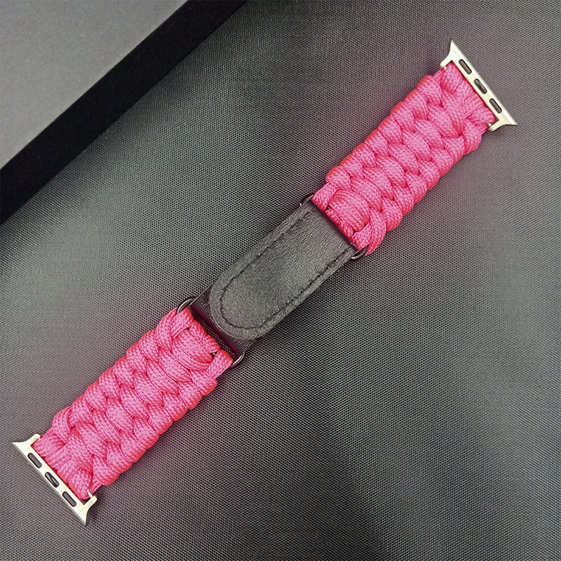 apple watch Umbrella Rope Braided Nylon Sport watch Band iwatch38/42/40/44mm - Image 1