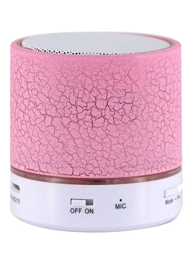 NIBEMINENT 3W Wireless Bluetooth Speaker Pink 