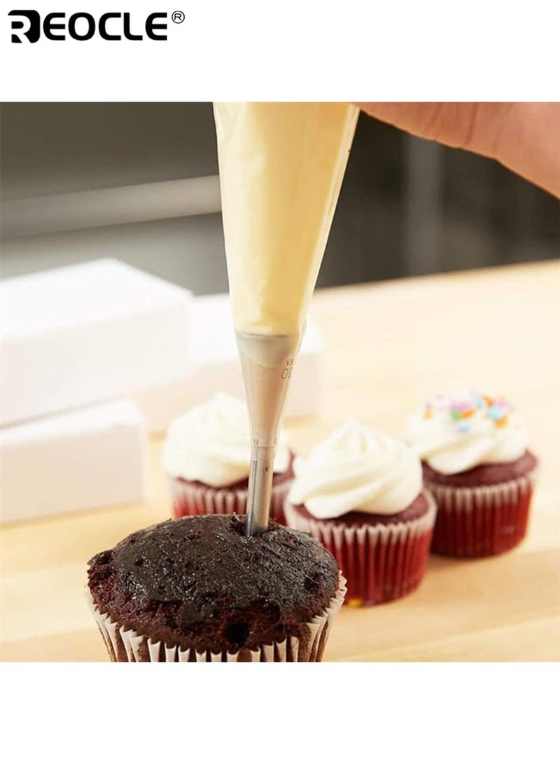 REOCLE 3PCS Metal Piping Tips with 3 Different Sizes 304 Stainless Steel Icing Nozzles with Durability Design for Cake Cupcake Decorating Baking Kitchen Use - Image 5