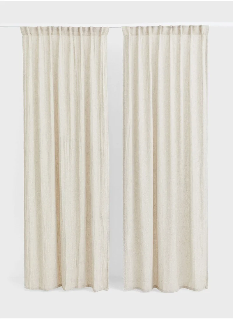 H&M 2-Pack Multiway Linen-Blend Curtains