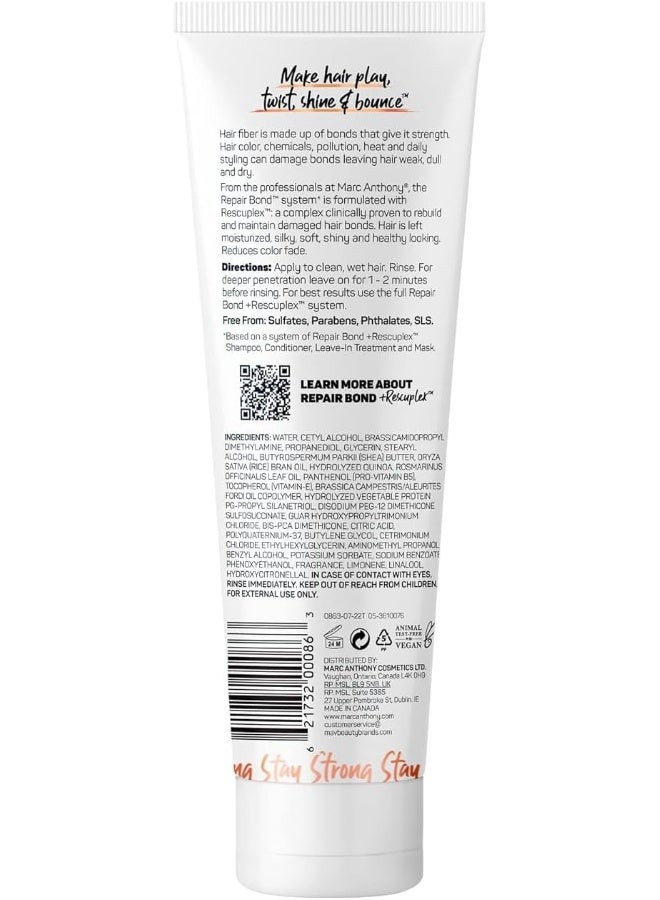 MARC ANTHONY Repair Bond Conditioner - Repairs, Strengthens & Maintains Bonds Within Hair - Eliminates Frizz, Flyaway & Reduce Breakage - Dry & Damaged Hair Professional Treatment - Image 2