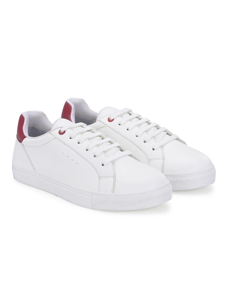 Centrino Women Casual Sneaker | Ultra Soft Cushion | Trendy & Lightweight Design | Low Top Flat Sole | Colorblock Sneakers | White Sneakers Girl Shoes 7601-5 - Image 3
