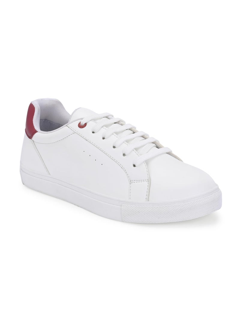 Centrino Women Casual Sneaker | Ultra Soft Cushion | Trendy & Lightweight Design | Low Top Flat Sole | Colorblock Sneakers | White Sneakers Girl Shoes 7601-5 - Image 1