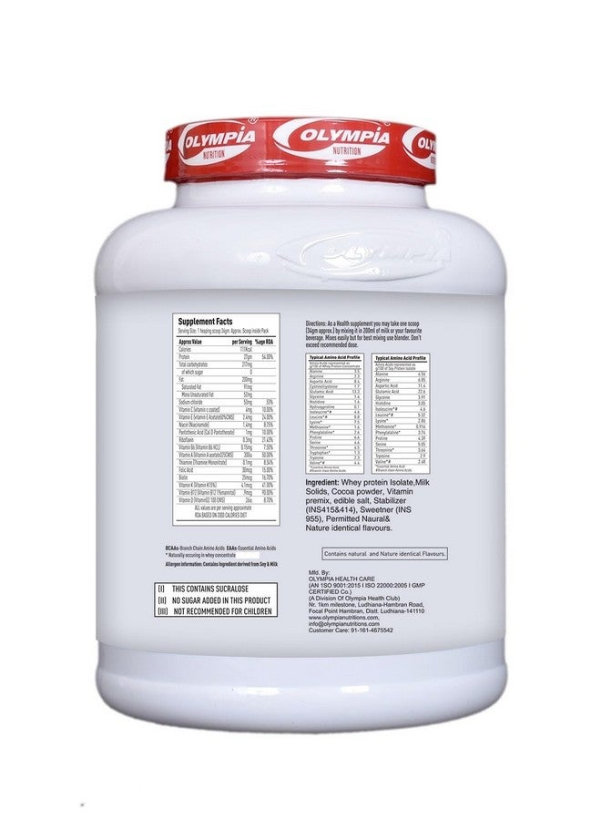 Olympia Pro Protein 2Kg Chocolate - Image 3