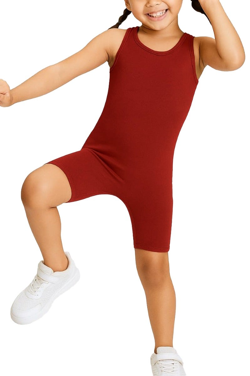 Nileton Sports Jumpsuits for kids & Teens  - Shorts Bodysuit tight Fitting - Stretchy Comfortable Jumpsuit underpants for Girls - Image 1