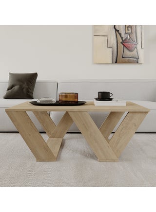 Pipra Modern Rectangle Coffee Table Centre Table For Living Room Office Industrial Sofa Table| For Small Spaces Living Room Bedroom|40X110X 60Cm | Oak - pzsku/Z7DCF3B78E79CF93A183AZ/45/1746684682/a1dba157-97cf-4657-918c-4e05b8fa4f64
