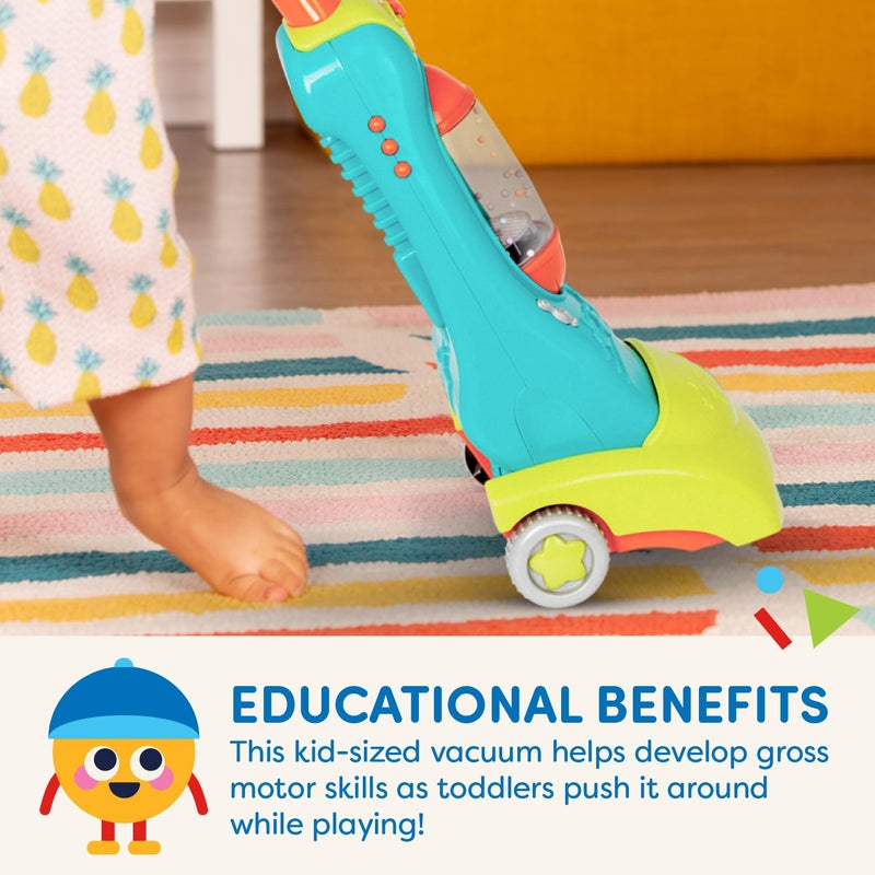 Battat - Musical Vacuum Cleaner - Lights & Sounds with 2 Songs - Pretend Play Chores & Activities - Clean n' Sing - 2+ Years - Image 4