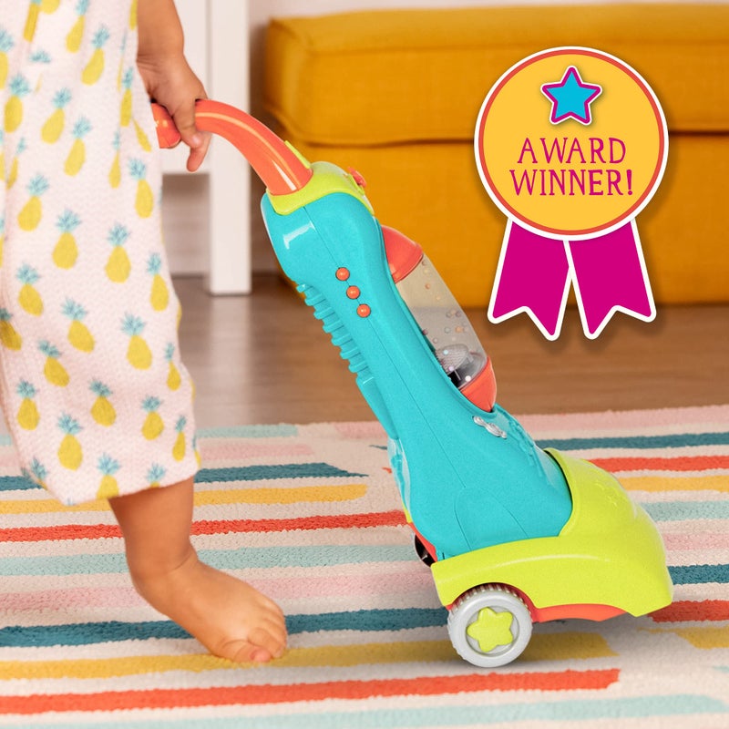 Battat - Musical Vacuum Cleaner - Lights & Sounds with 2 Songs - Pretend Play Chores & Activities - Clean n' Sing - 2+ Years - Image 2