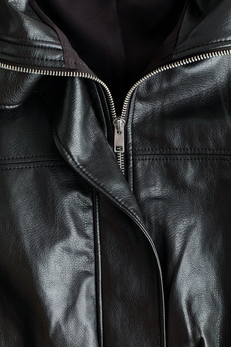 H&M  Oversized bubble-hem jacket for Women | Best Price UAE