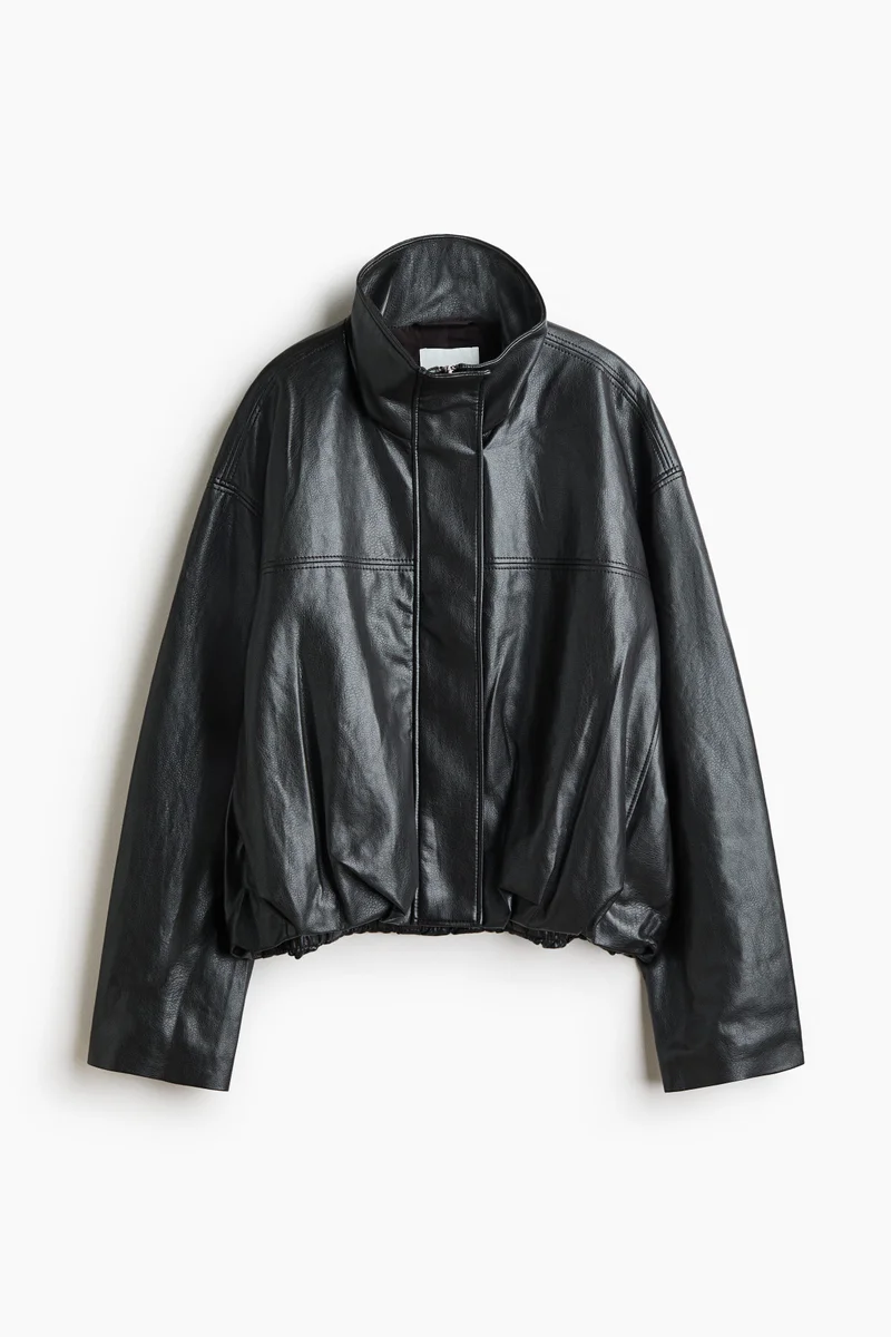 H&M  Oversized bubble-hem jacket for Women | Best Price UAE