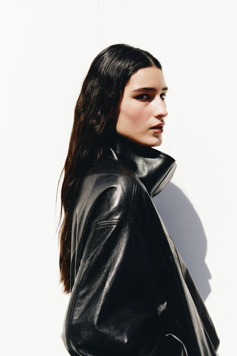 H&M  Oversized bubble-hem jacket for Women | Best Price UAE