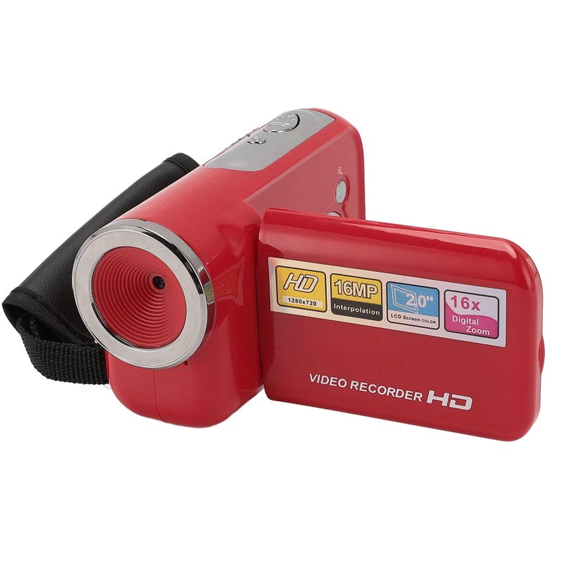 64 GB 1080P HD 16MP Digital Camcorder With 16X Zoom 2 Inch Screen Portable For Travel Weddings - Image 3