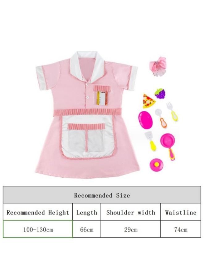 Chef costume for Kids, Cook dress,Chef Role Play Costume Dress - Image 2