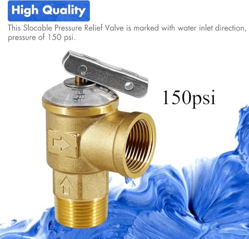 VAV Pressure Relief Valve, 3/4" NPT Female Thread, 150 PSI, Lead-Free Copper, Water Heater Compatible, CSA LISTED - Image 4
