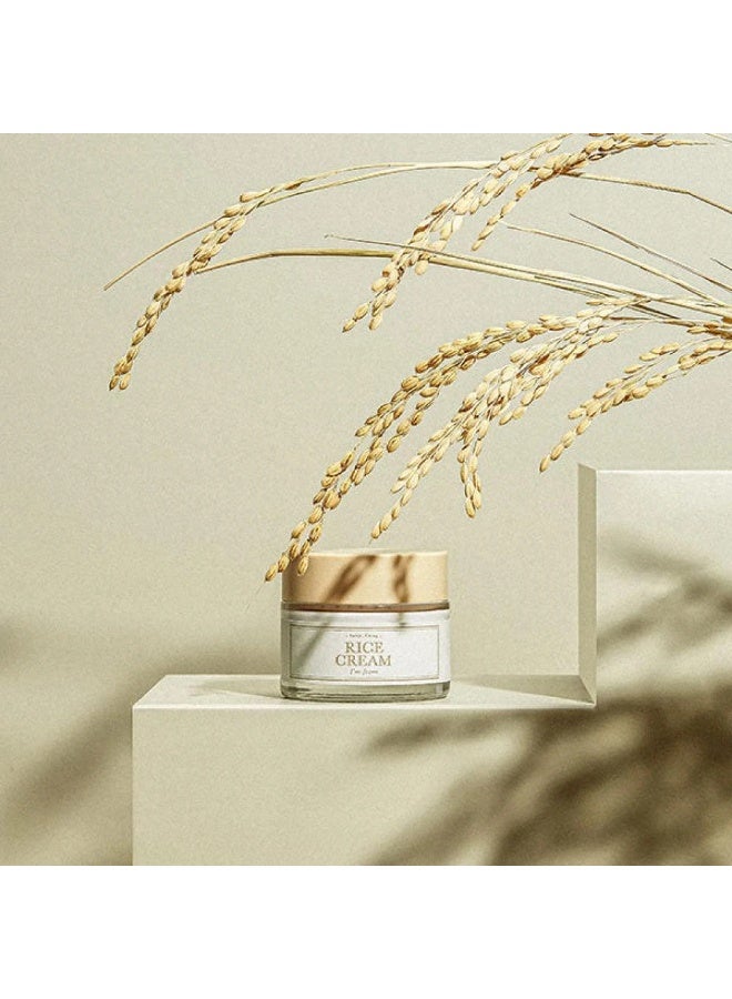I'm from Rice Cream , 41% Rice Bran Essence with Ceramide, Glowing Look, Improves Moisture Skin Barrier, Nourishes Deeply, Soothing to Even Out Skin Tone, K Beauty - Image 2
