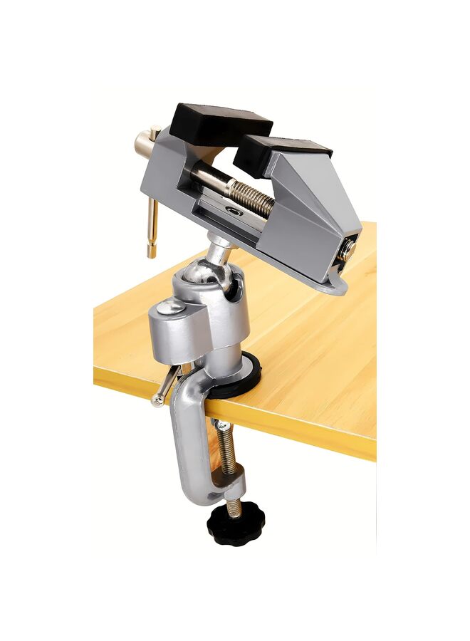 Bench vise table, Jewelry vise, Bench clamps, Swivel bench vise, Table swivel vise, 3 inch Swivel Universal Table Vise Tilts Rotate 360° Universal Work - Image 1
