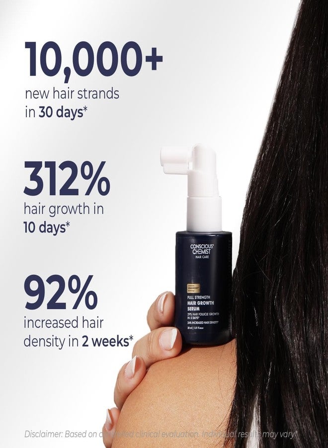 كيميائي واعي سيروم كونشيس كيميست® لنمو الشعر ومنع تساقطه | إكليل الجبل، ريدينسيل، أناجين، بروكابيل، بيوتين، ومنشار بالميتو | يتحكم في تساقط الشعر ويعزز نموه | يحسن كثافة الشعر | للرجال والنساء | 30 مل - Image 4