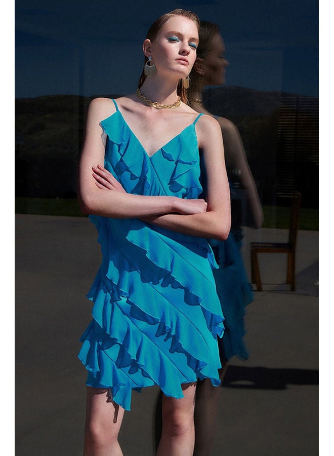 BSB Mini dress with ruffles - Gold label - Image 2