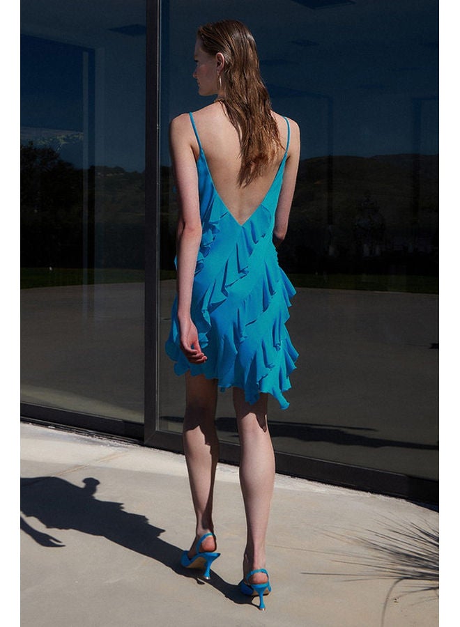 BSB Mini dress with ruffles - Gold label - Image 1