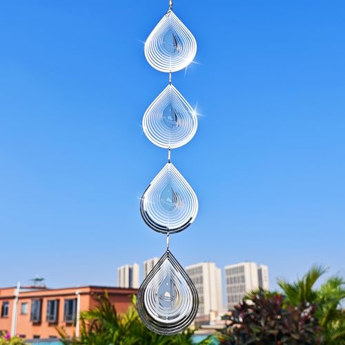 Kexsscai مجموعة أقراص رذاذ الماء لطرد الطيور - عواكس طيور مزدوجة الوجه عالية الانعكاس - Image 5