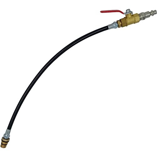 kweiny Engine Air Valve Holder and Cylinder Leakage Testing Assistant Tool(Heavy Duty Hose 1000PSI) Fit with M12 or M14 Thread - Image 1