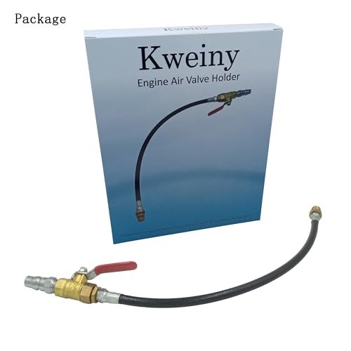kweiny Engine Air Valve Holder and Cylinder Leakage Testing Assistant Tool(Heavy Duty Hose 1000PSI) Fit with M12 or M14 Thread - Image 2